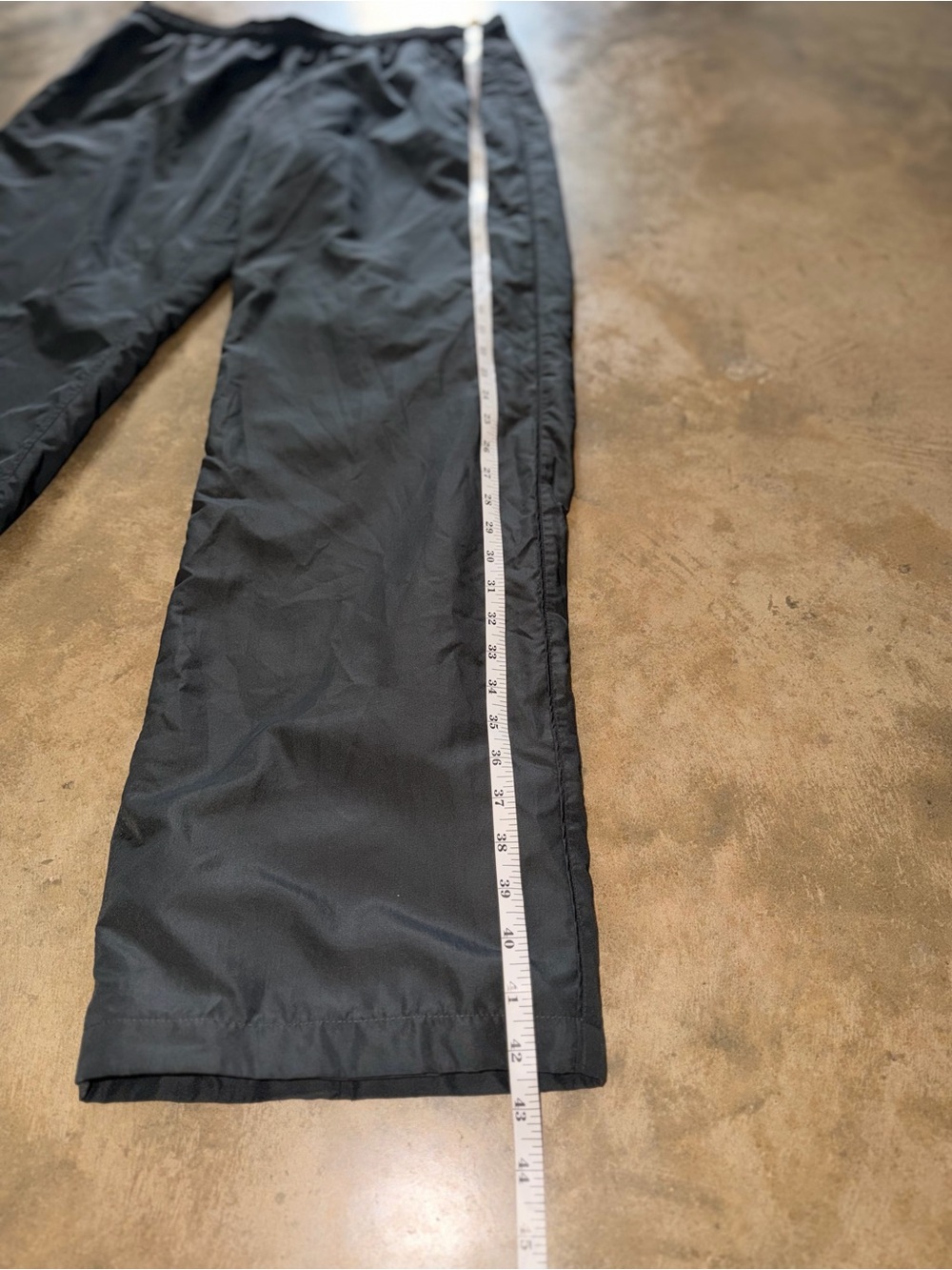 Nike Athletic Dept Gray Track Pants Tall LT Large Embroidered Swoosh - Picture 8 of 14